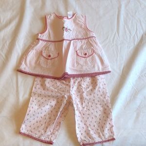 Carter’s two piece linen set size 9 months